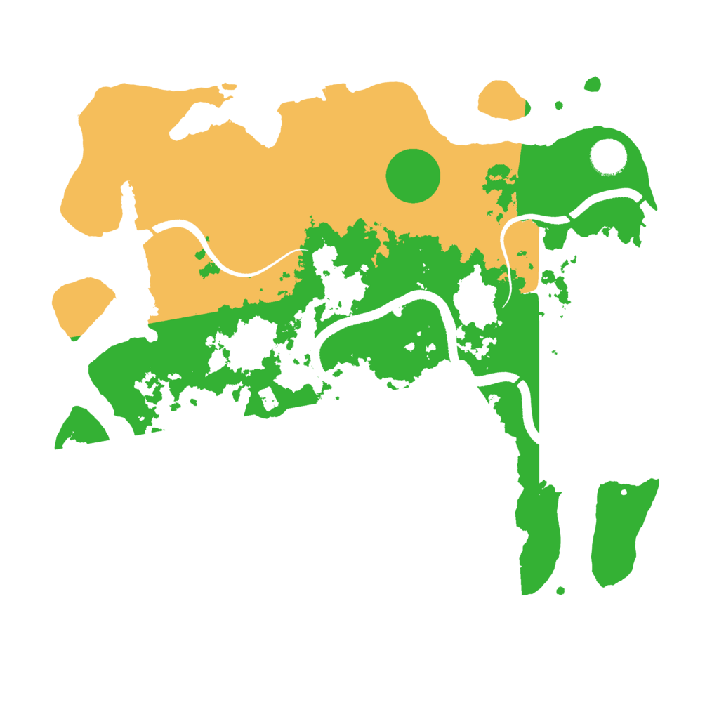 Biome Rust Map: Procedural Map, Size: 3500, Seed: 188