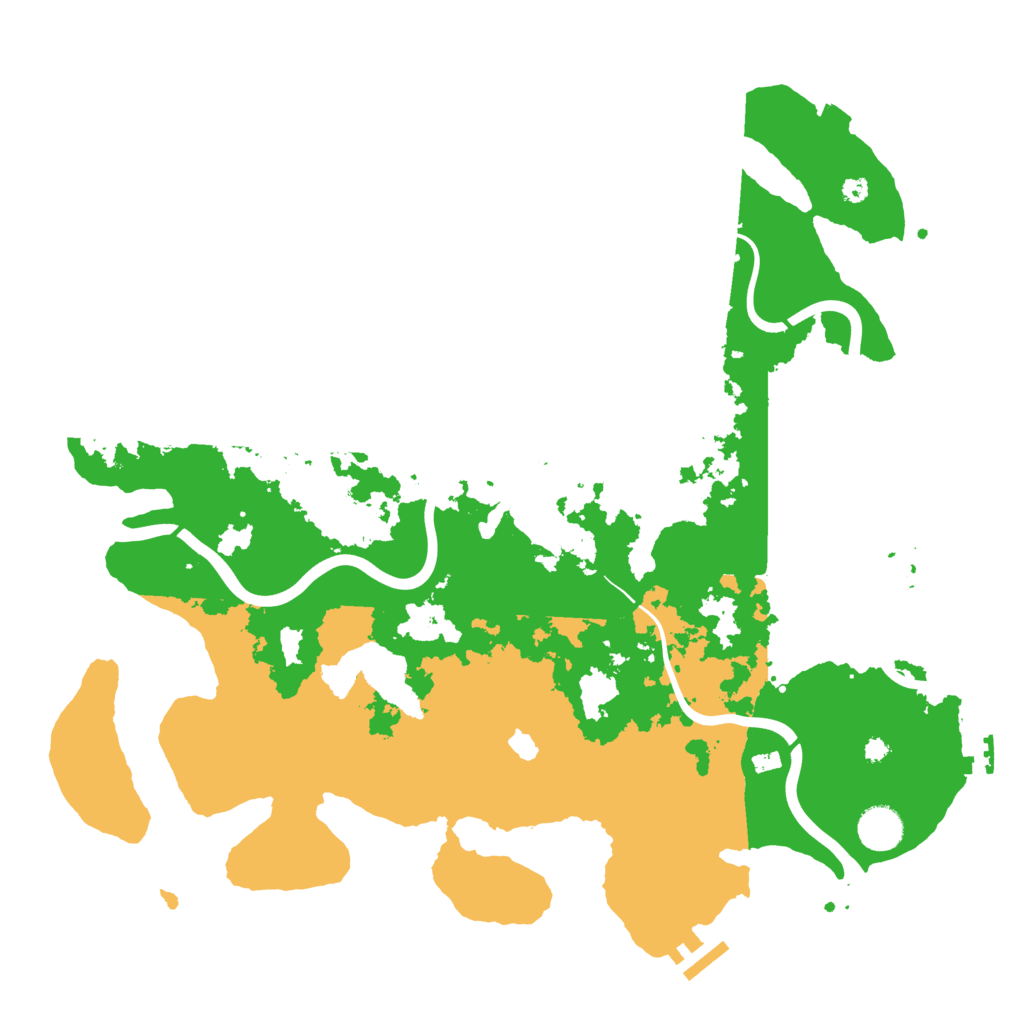 Biome Rust Map: Procedural Map, Size: 4000, Seed: 492070