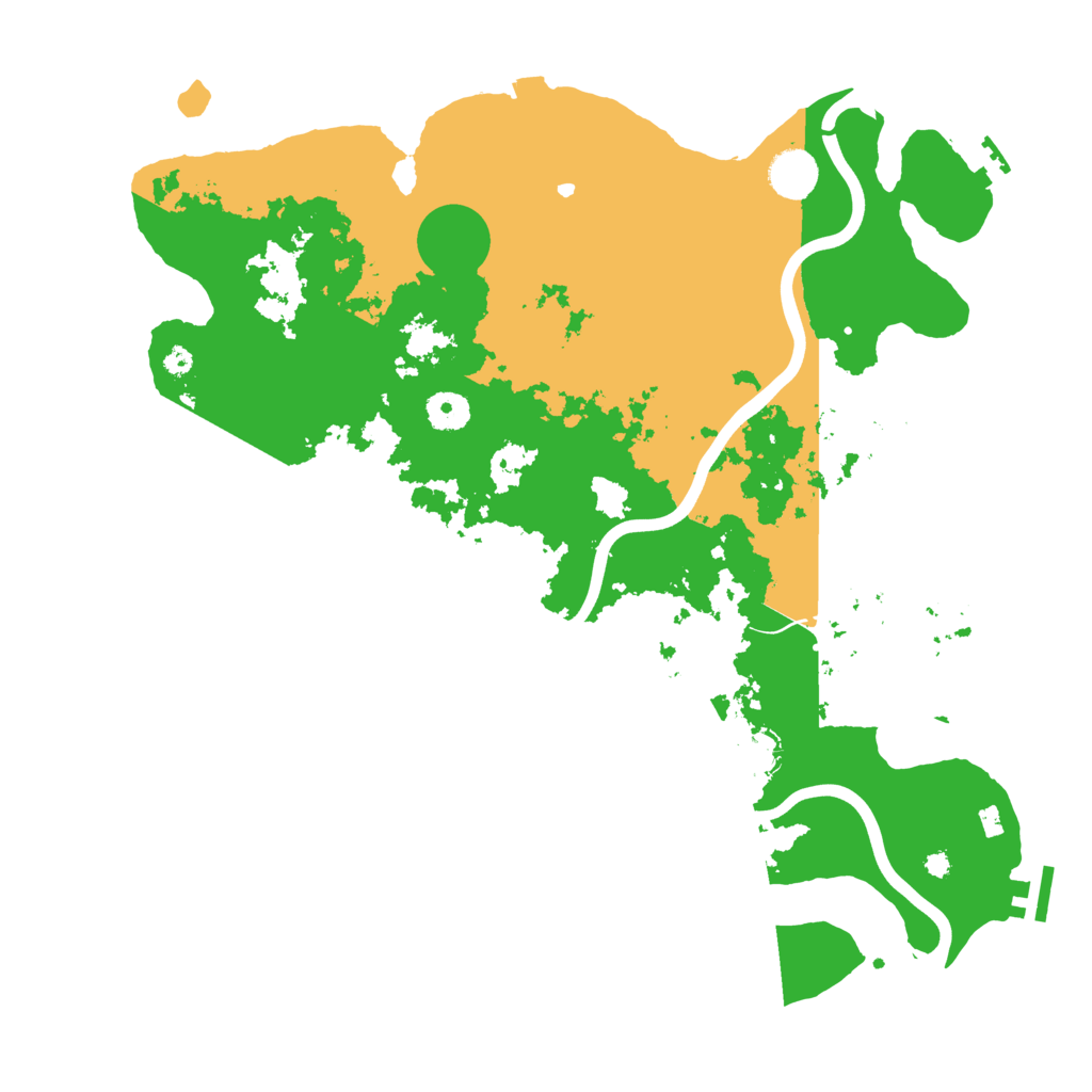 Biome Rust Map: Procedural Map, Size: 3950, Seed: 1259623286