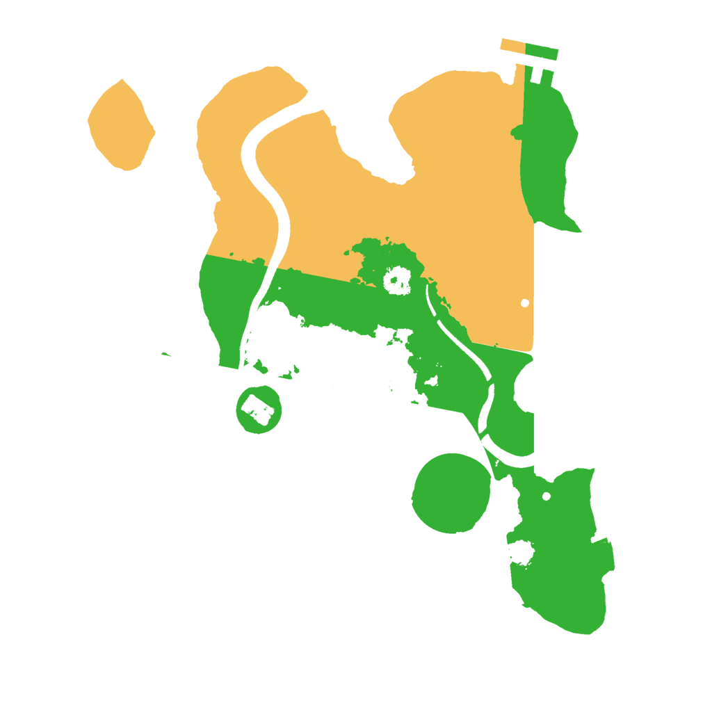 Biome Rust Map: Procedural Map, Size: 2500, Seed: 6738