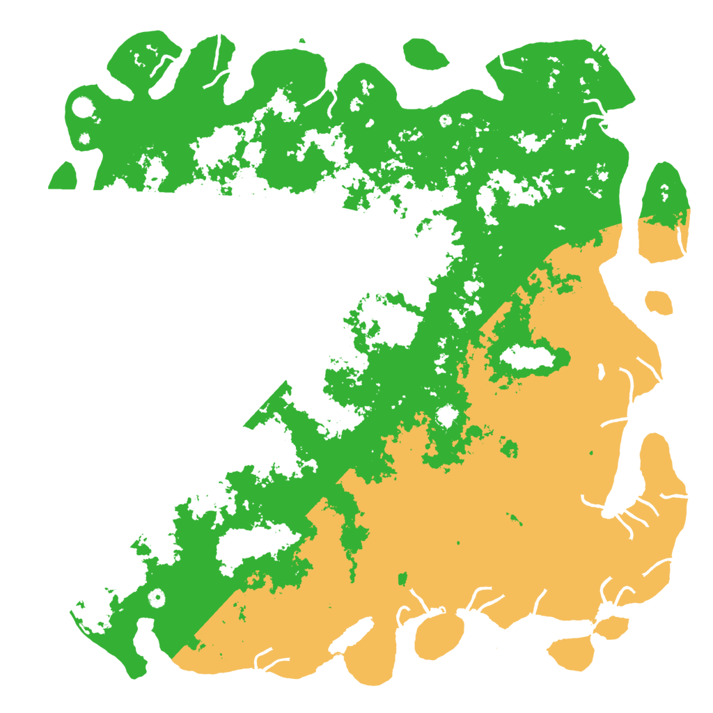 Biome Rust Map: Procedural Map, Size: 6000, Seed: 130779