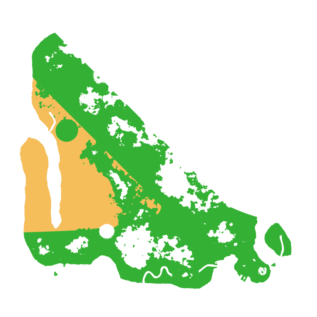 Biome Rust Map: Procedural Map, Size: 3850, Seed: 1022841231