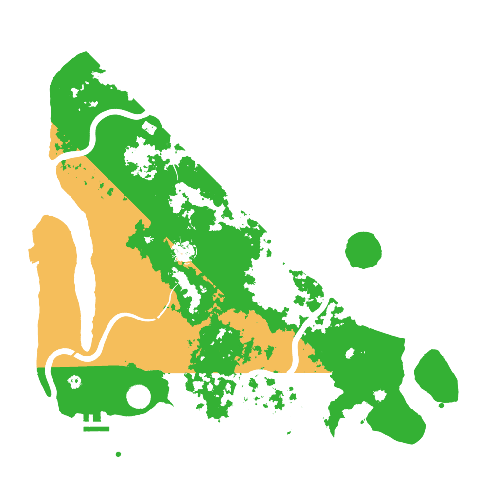 Biome Rust Map: Procedural Map, Size: 3850, Seed: 1022841231