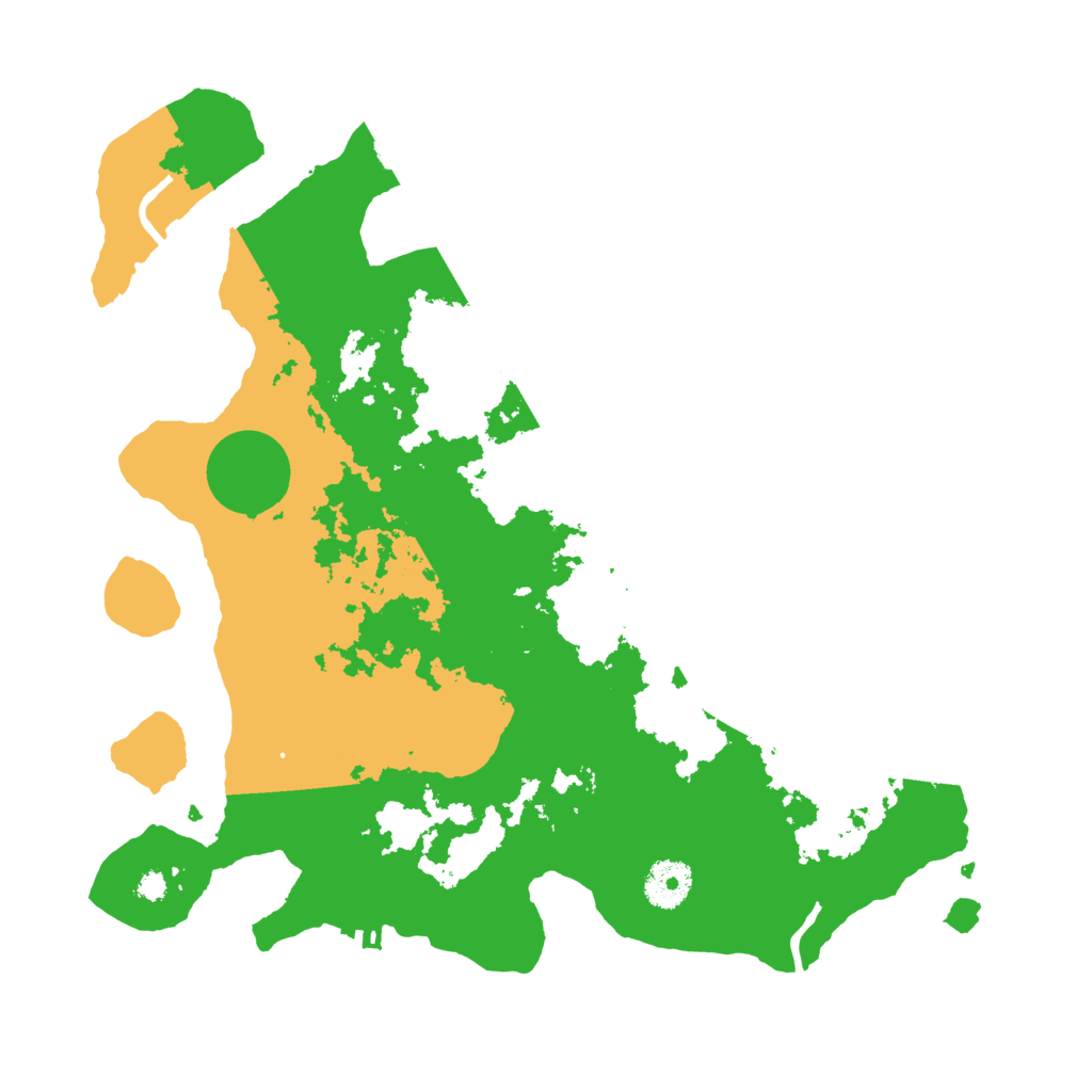 Biome Rust Map: Procedural Map, Size: 3450, Seed: 123