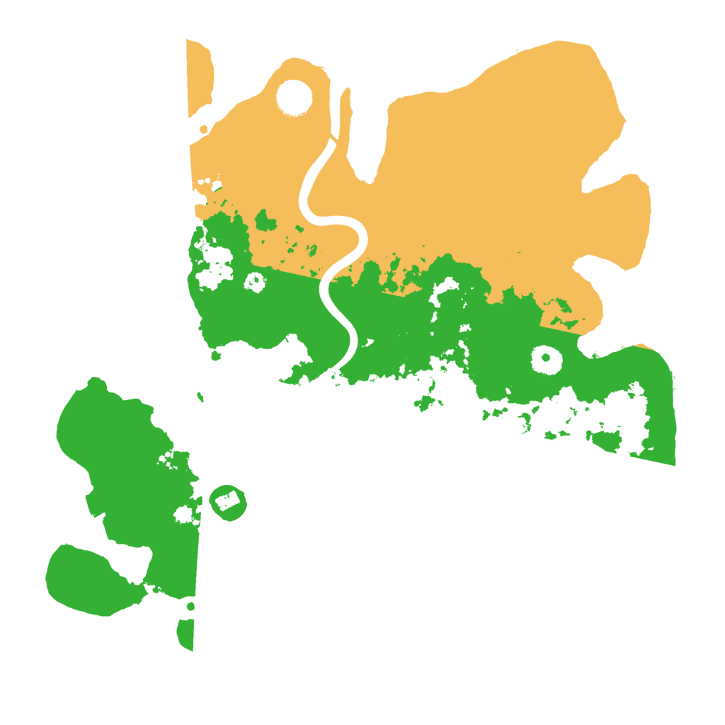 Biome Rust Map: Procedural Map, Size: 3550, Seed: 302524