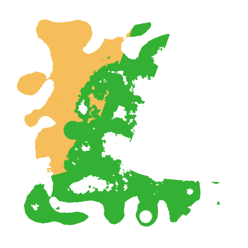 Biome Rust Map: Procedural Map, Size: 3500, Seed: 63