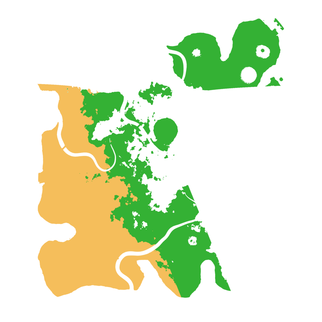 Biome Rust Map: Procedural Map, Size: 3550, Seed: 279598