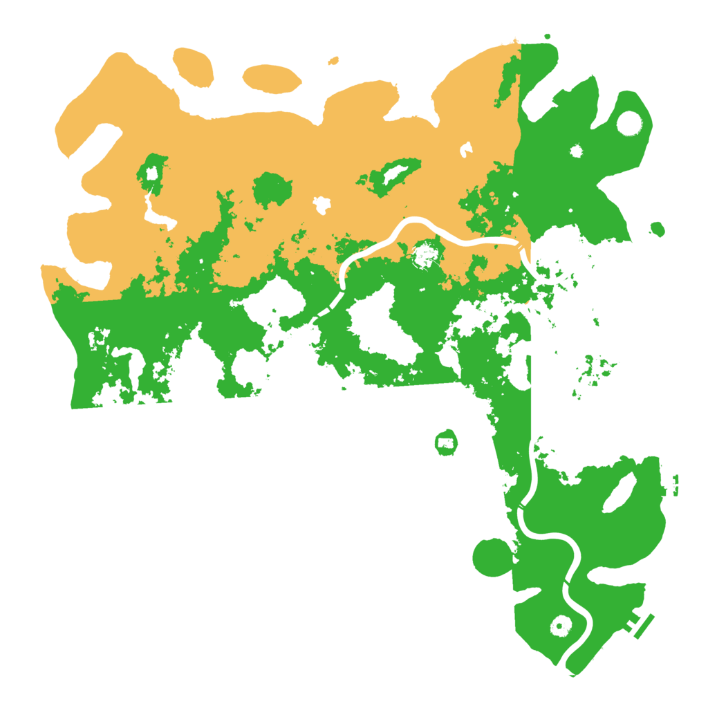 Biome Rust Map: Procedural Map, Size: 5000, Seed: 800845