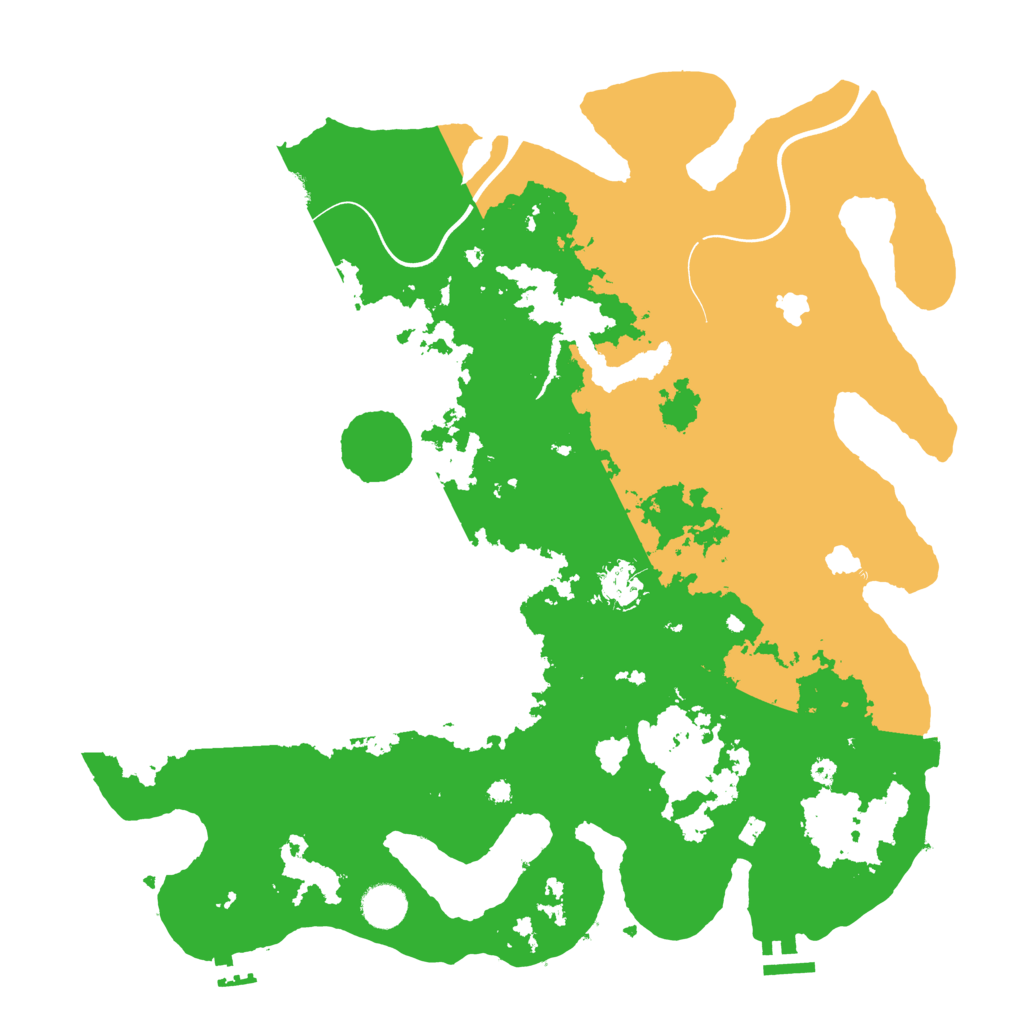 Biome Rust Map: Procedural Map, Size: 4000, Seed: 148892