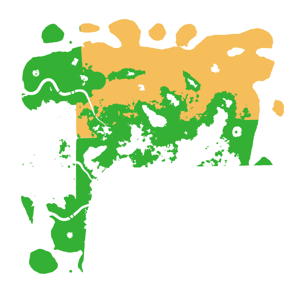 Biome Rust Map: Procedural Map, Size: 4500, Seed: 60619651