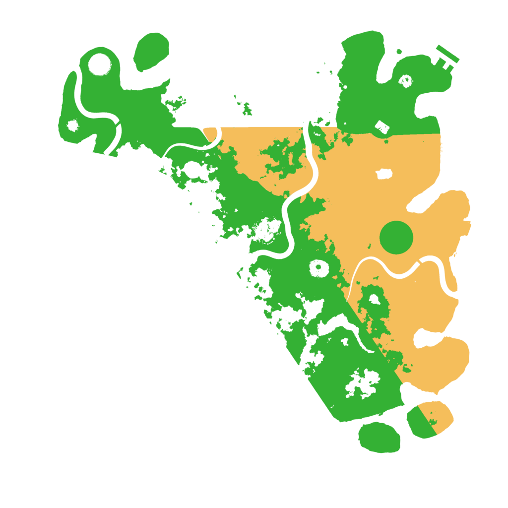 Biome Rust Map: Procedural Map, Size: 4000, Seed: 434471