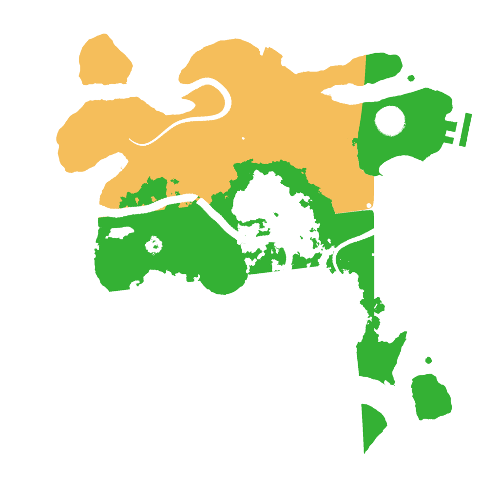 Biome Rust Map: Procedural Map, Size: 3000, Seed: 1284058130