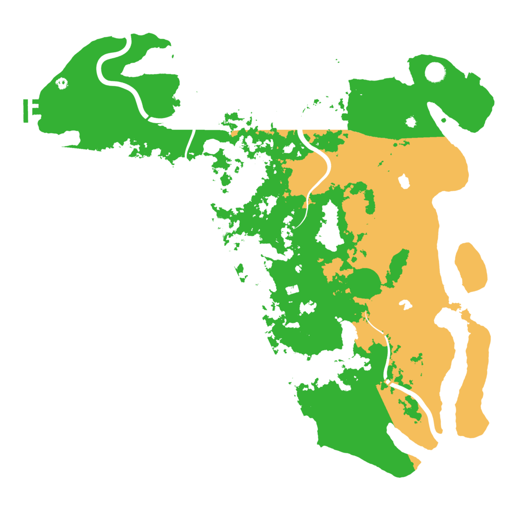 Biome Rust Map: Procedural Map, Size: 4500, Seed: 114925416