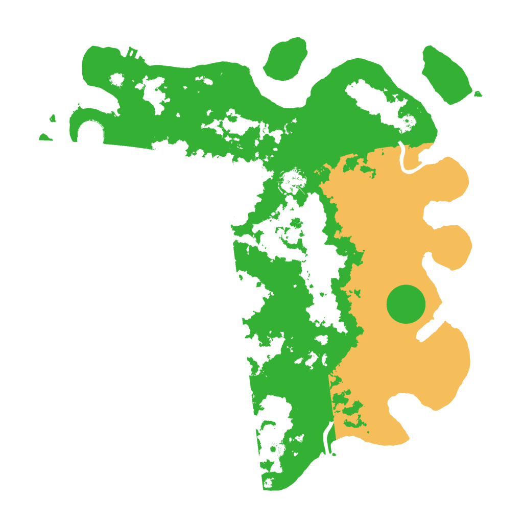 Biome Rust Map: Procedural Map, Size: 3550, Seed: 475036