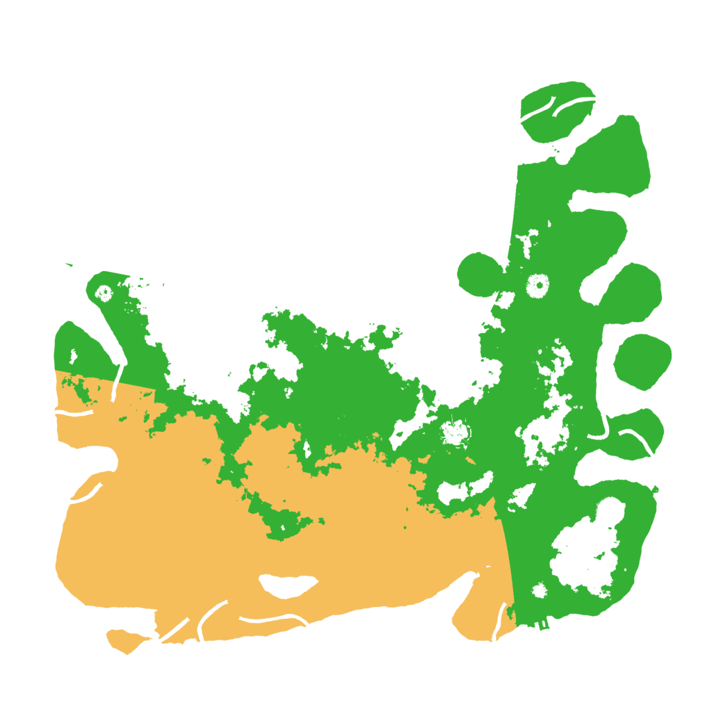 Biome Rust Map: Procedural Map, Size: 4500, Seed: 11