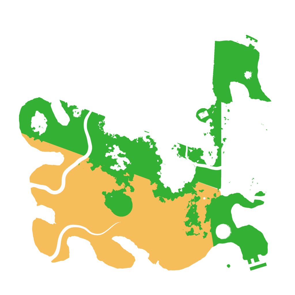 Biome Rust Map: Procedural Map, Size: 3500, Seed: 251103