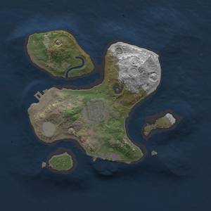 Thumbnail Rust Map: Procedural Map, Size: 2000, Seed: 1234567890, 8 Monuments