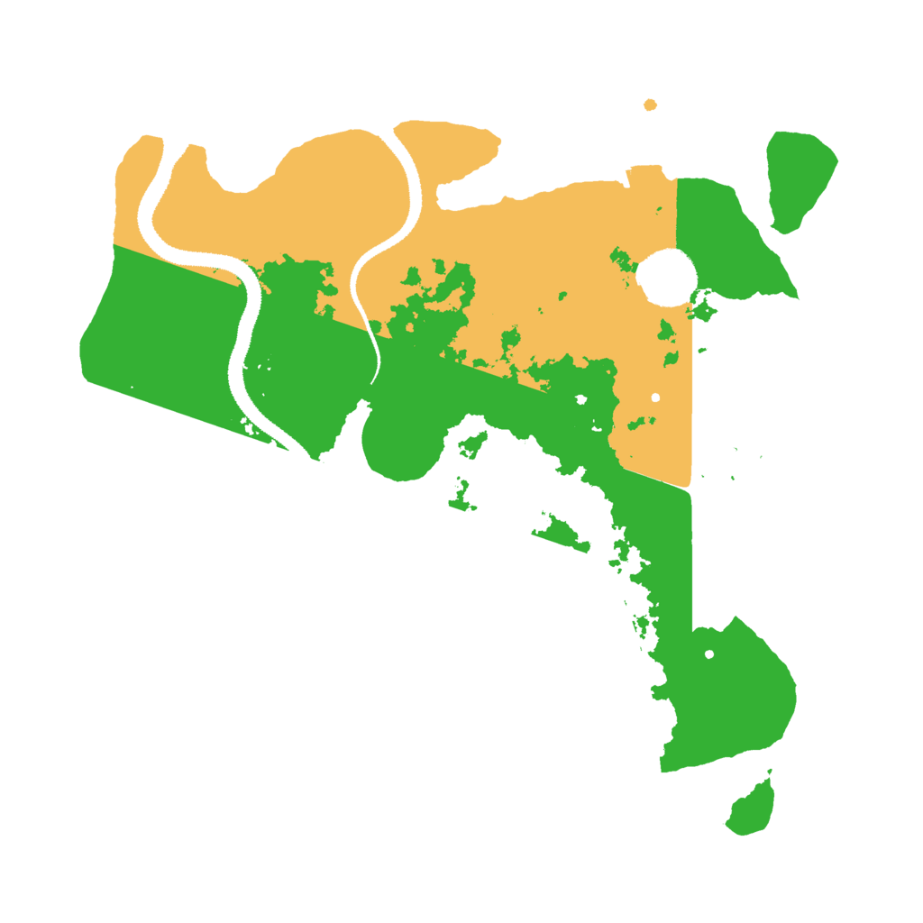 Biome Rust Map: Procedural Map, Size: 3000, Seed: 689777