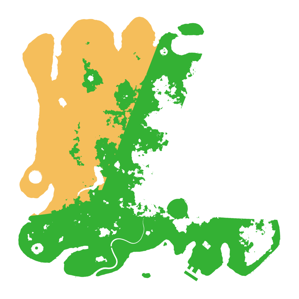 Biome Rust Map: Procedural Map, Size: 4000, Seed: 960233