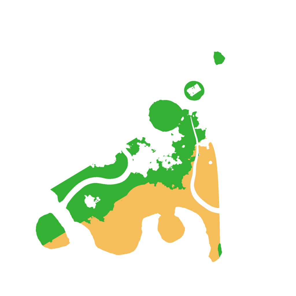 Biome Rust Map: Procedural Map, Size: 2500, Seed: 876297759