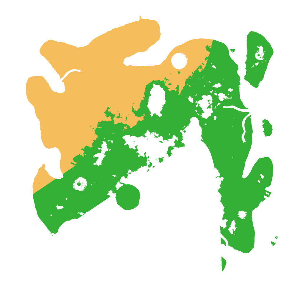 Biome Rust Map: Procedural Map, Size: 3333, Seed: 1283507674