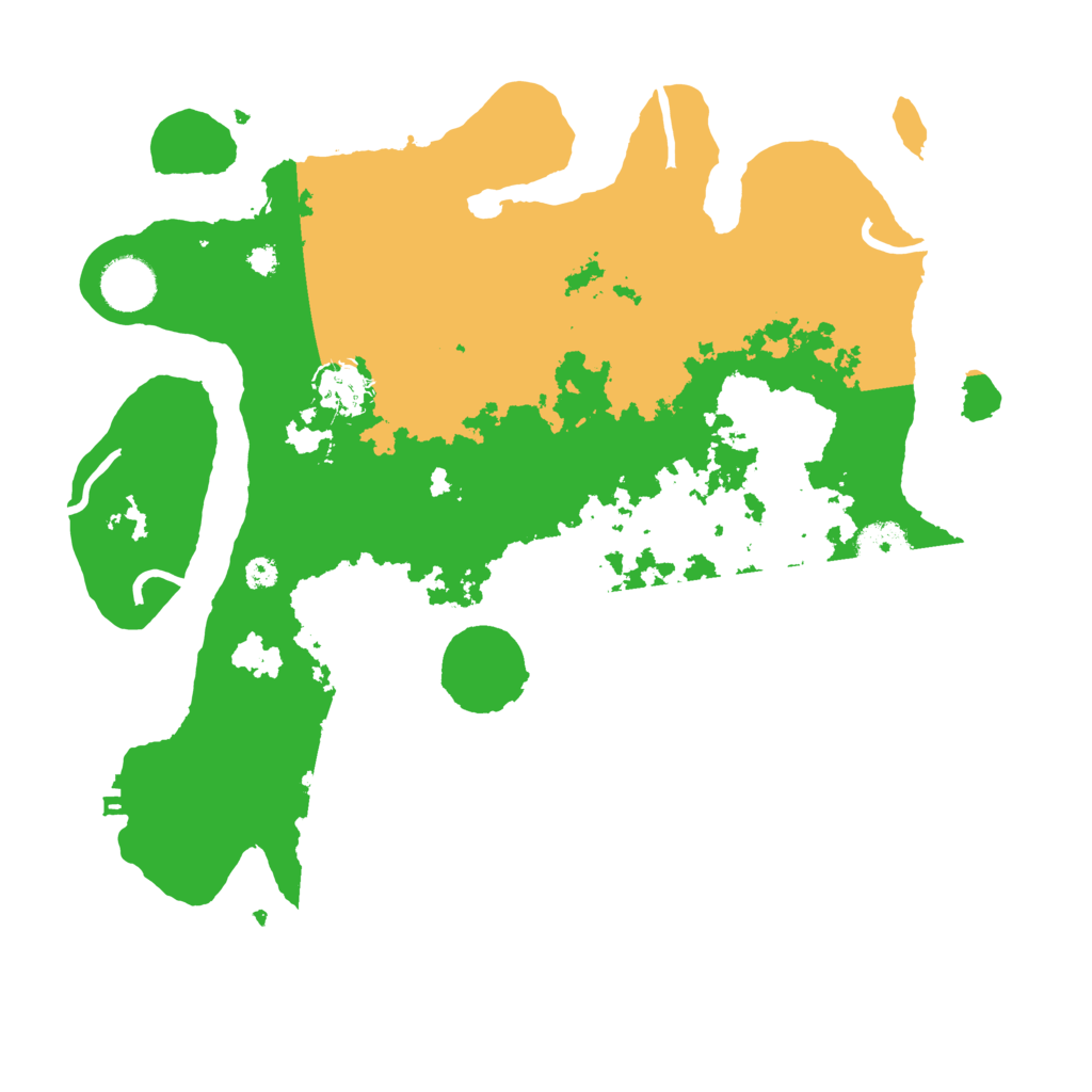 Biome Rust Map: Procedural Map, Size: 3500, Seed: 7565