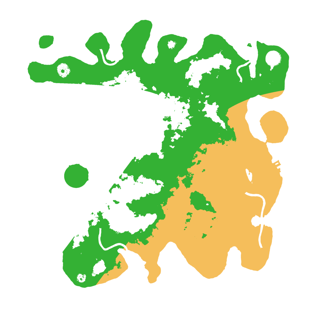 Biome Rust Map: Procedural Map, Size: 3550, Seed: 560134