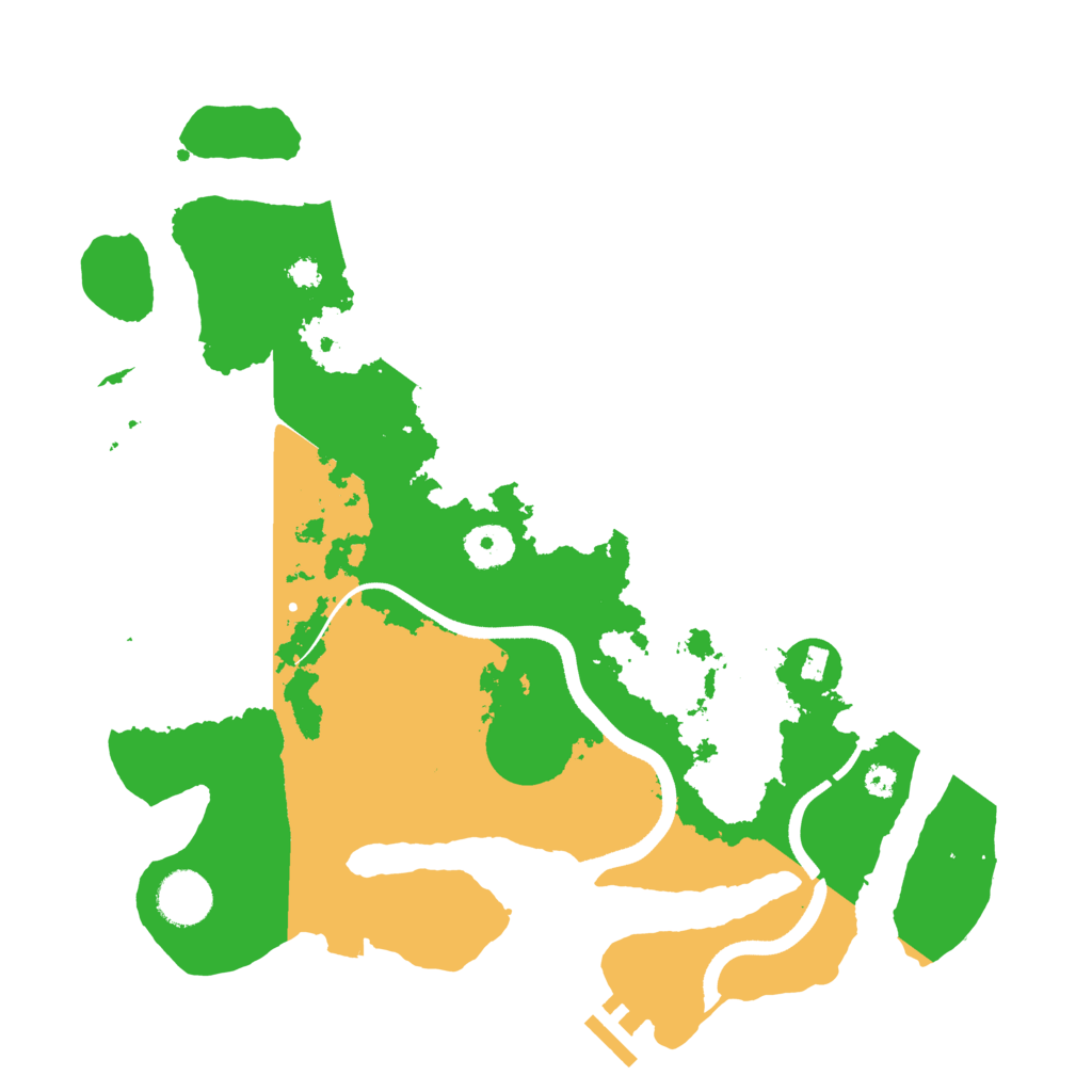 Biome Rust Map: Procedural Map, Size: 3500, Seed: 98440855