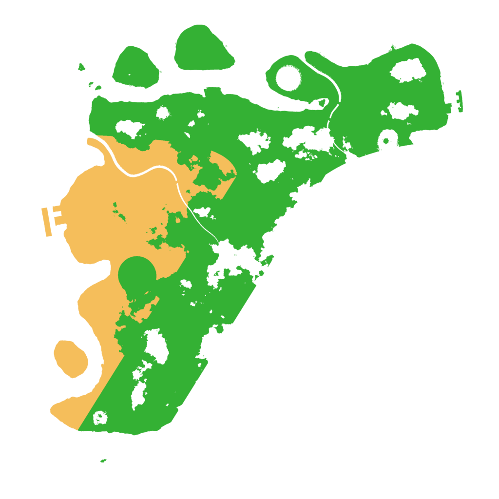 Biome Rust Map: Procedural Map, Size: 3500, Seed: 113082871