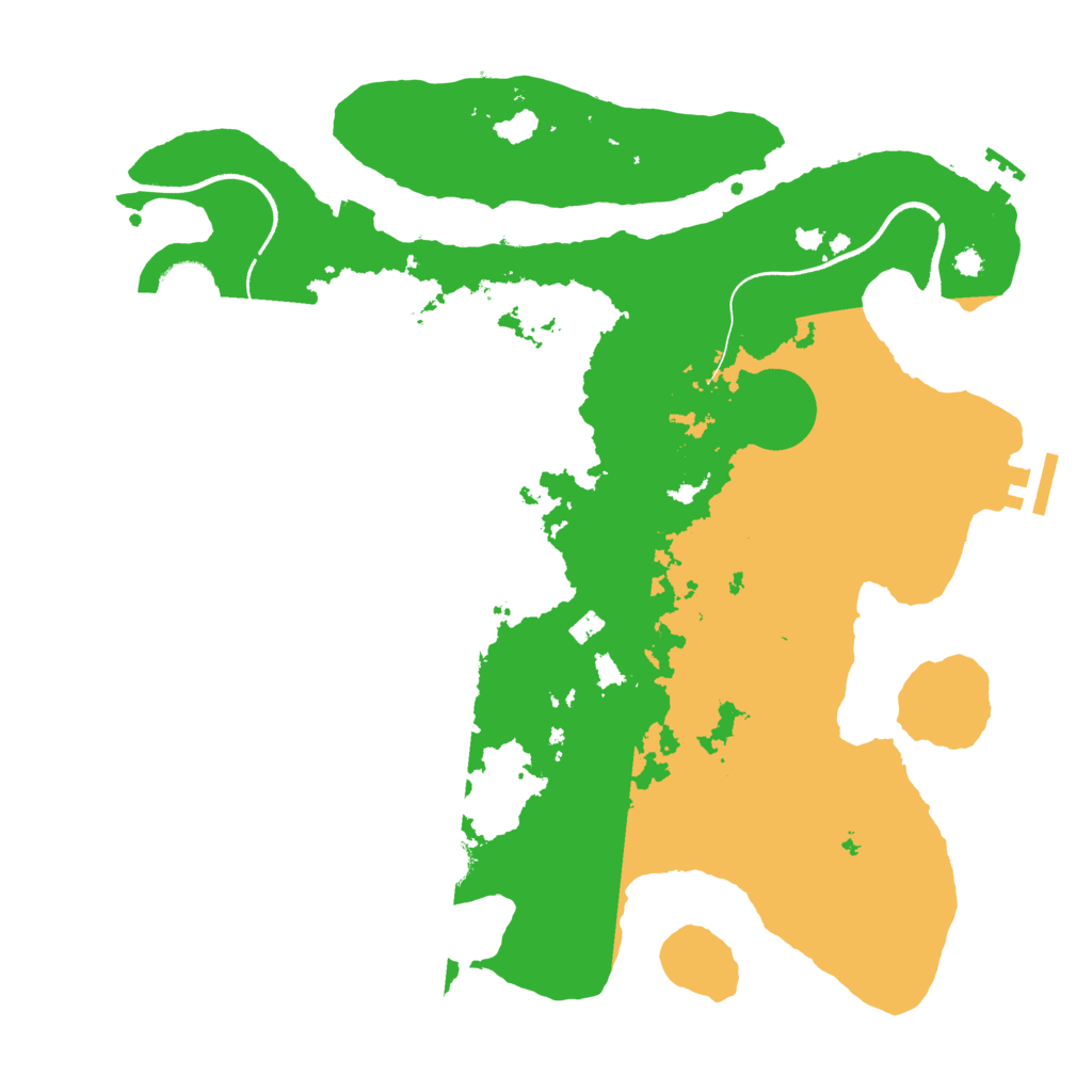 Biome Rust Map: Procedural Map, Size: 3550, Seed: 150908