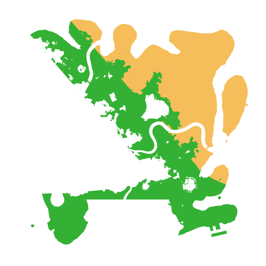 Biome Rust Map: Procedural Map, Size: 3450, Seed: 76