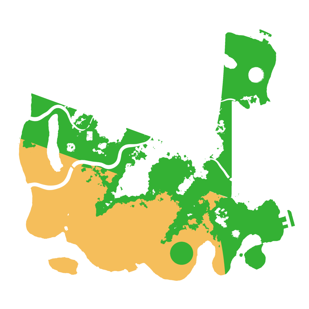 Biome Rust Map: Procedural Map, Size: 3550, Seed: 345744