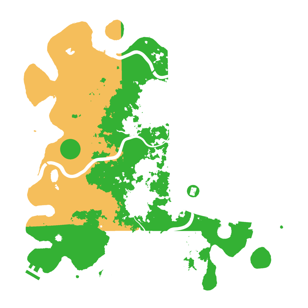 Biome Rust Map: Procedural Map, Size: 4000, Seed: 622399
