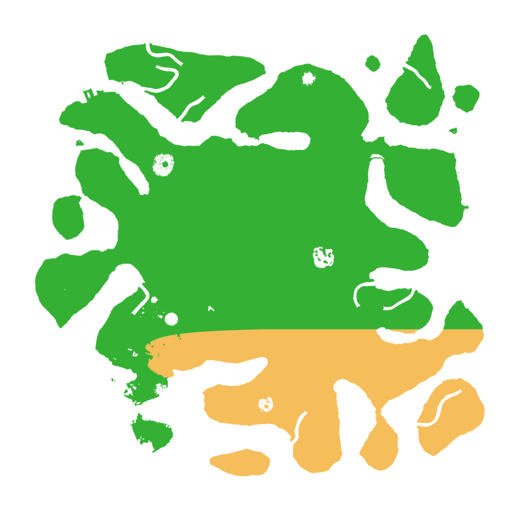 Biome Rust Map: Procedural Map, Size: 3550, Seed: 132641