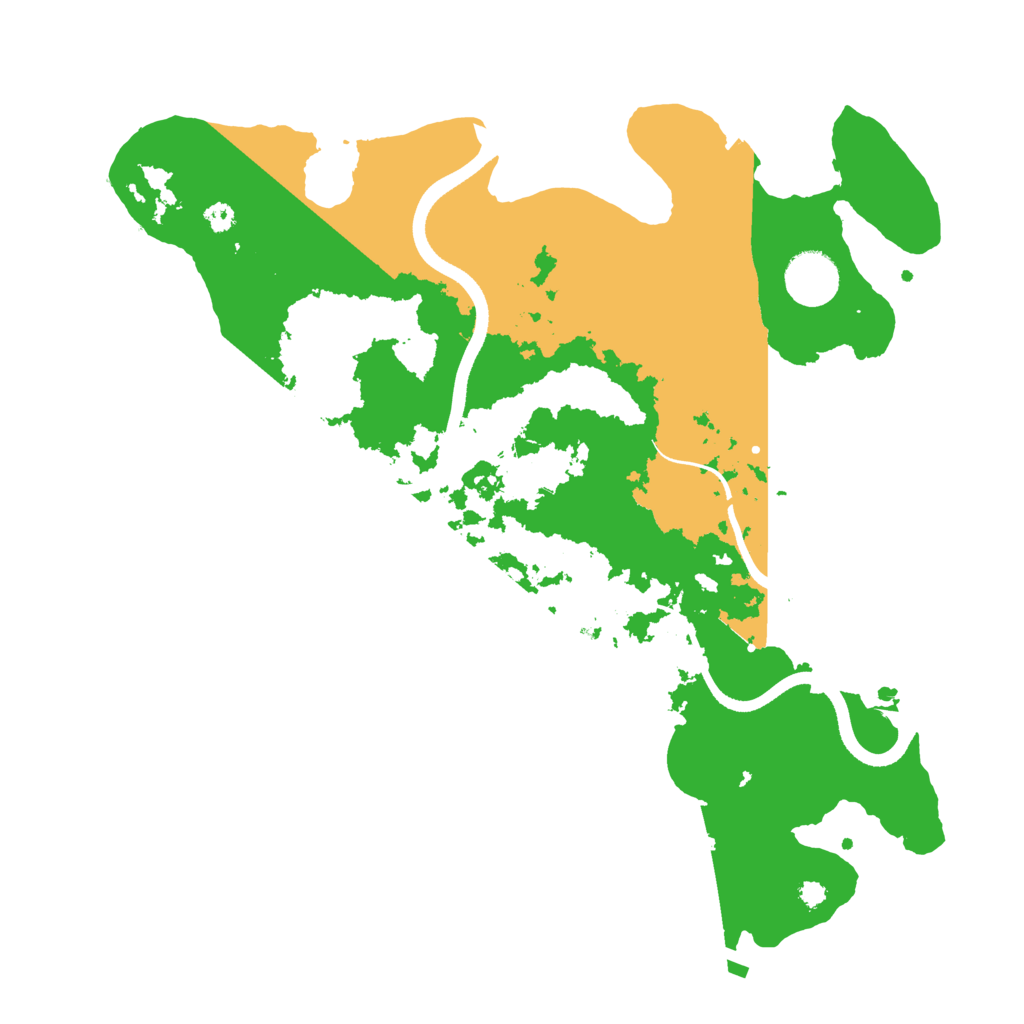 Biome Rust Map: Procedural Map, Size: 3550, Seed: 113848