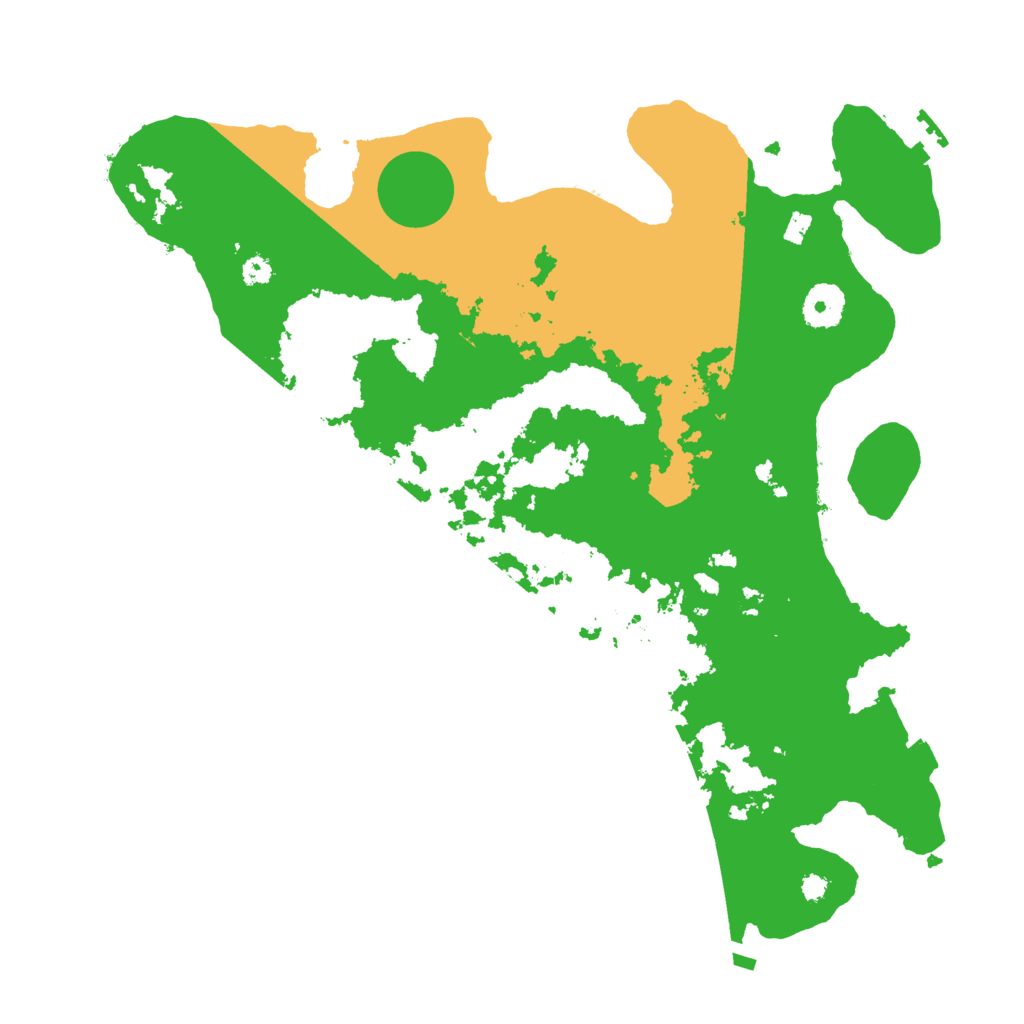 Biome Rust Map: Procedural Map, Size: 3550, Seed: 113848