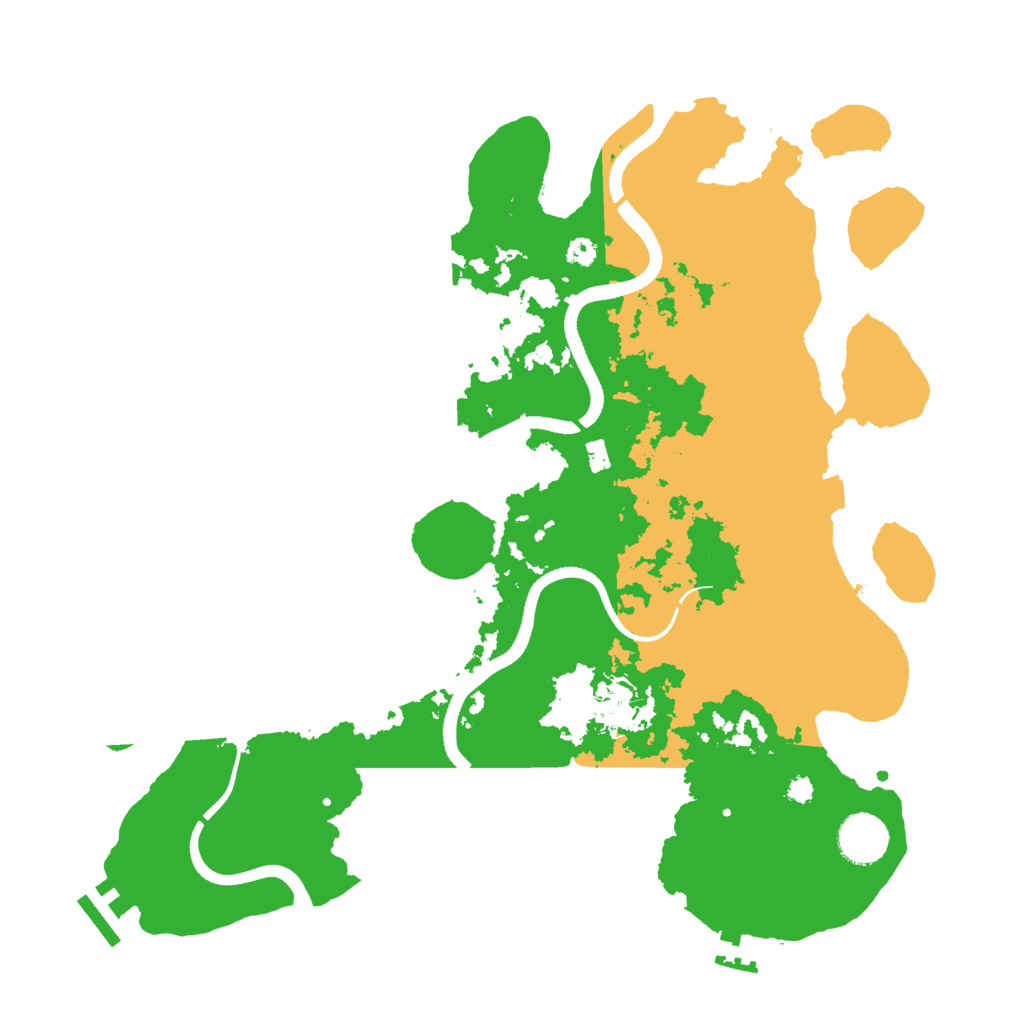 Biome Rust Map: Procedural Map, Size: 3550, Seed: 763096