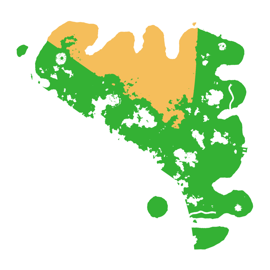 Biome Rust Map: Procedural Map, Size: 3550, Seed: 392969