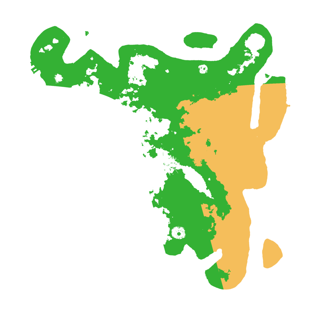 Biome Rust Map: Procedural Map, Size: 3500, Seed: 883653097