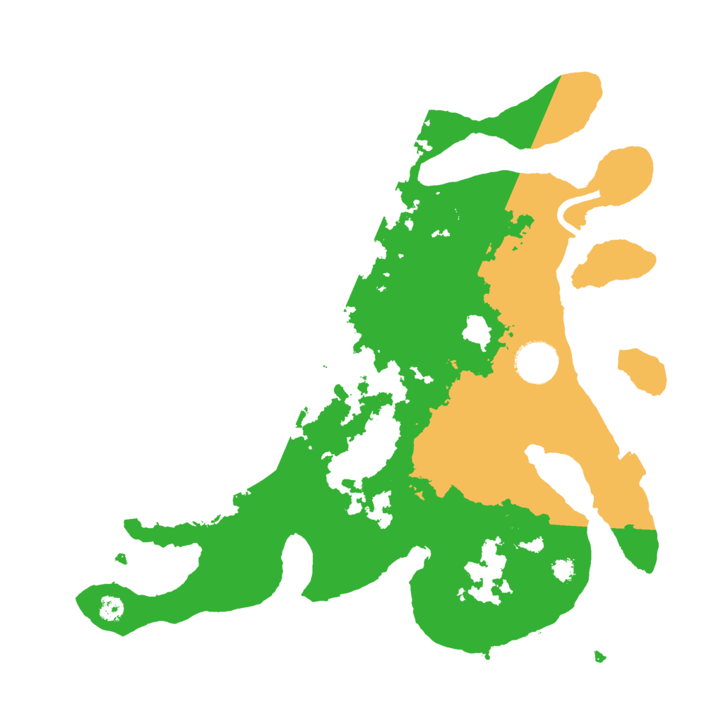 Biome Rust Map: Procedural Map, Size: 3000, Seed: 612351