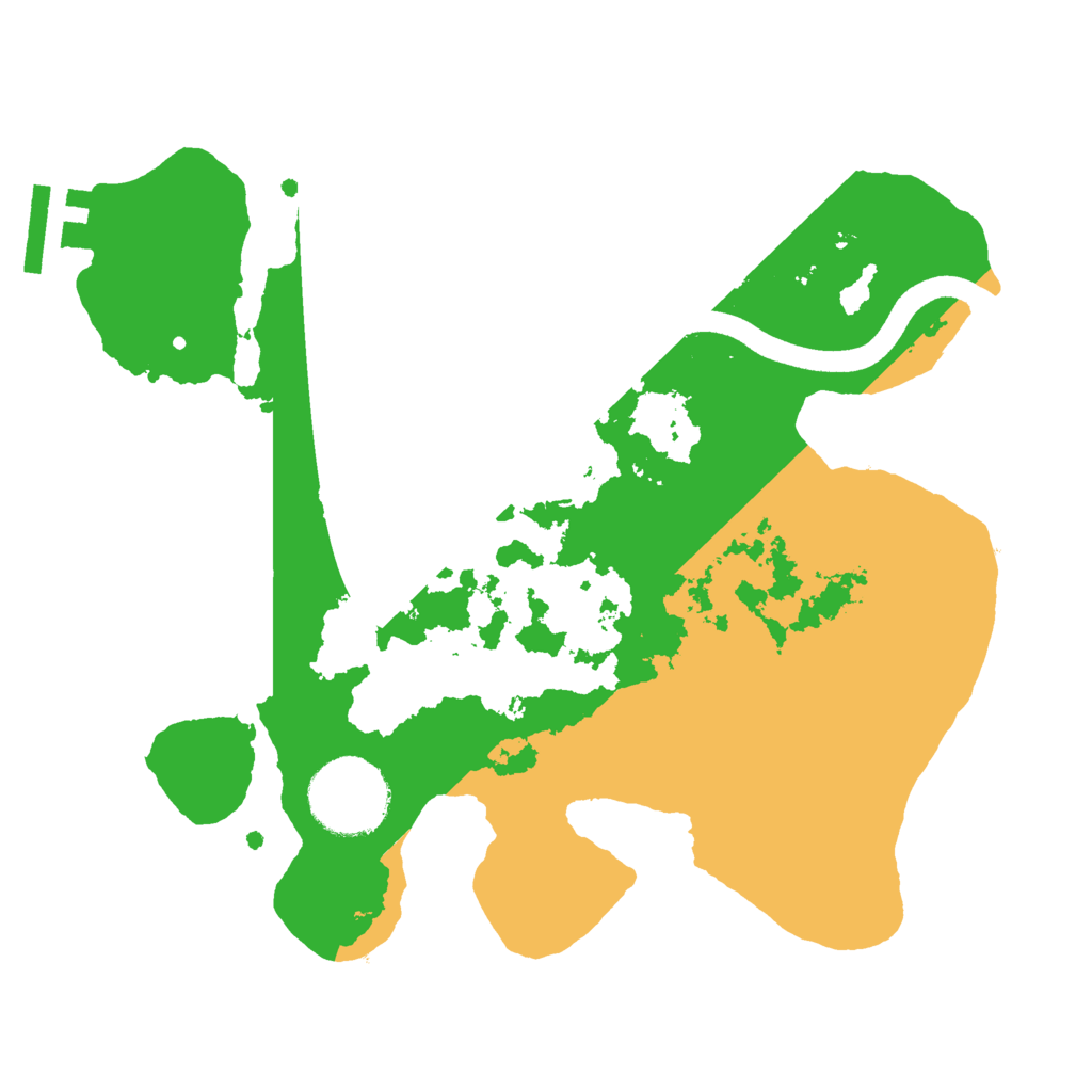 Biome Rust Map: Procedural Map, Size: 2500, Seed: 123456789