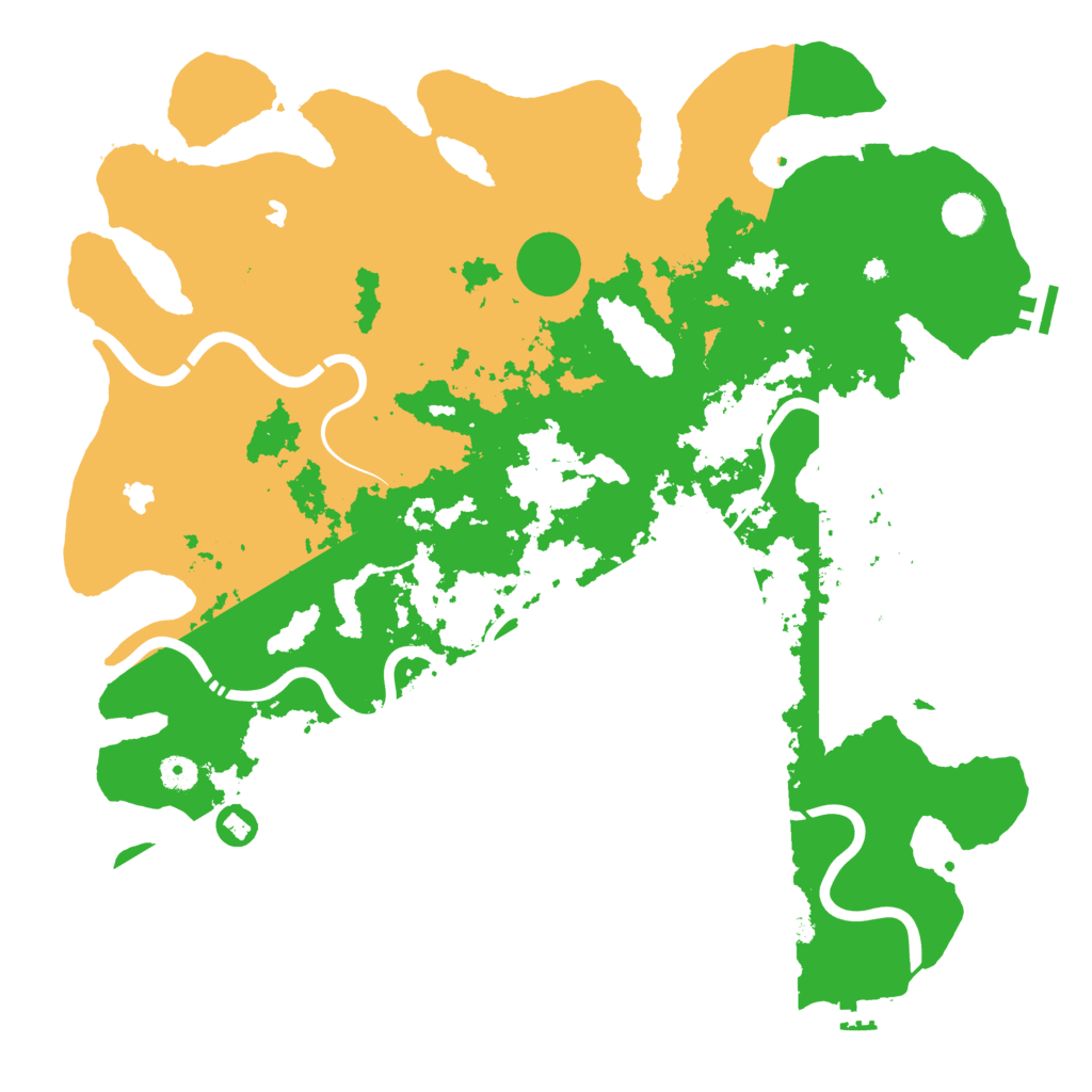 Biome Rust Map: Procedural Map, Size: 4500, Seed: 15646
