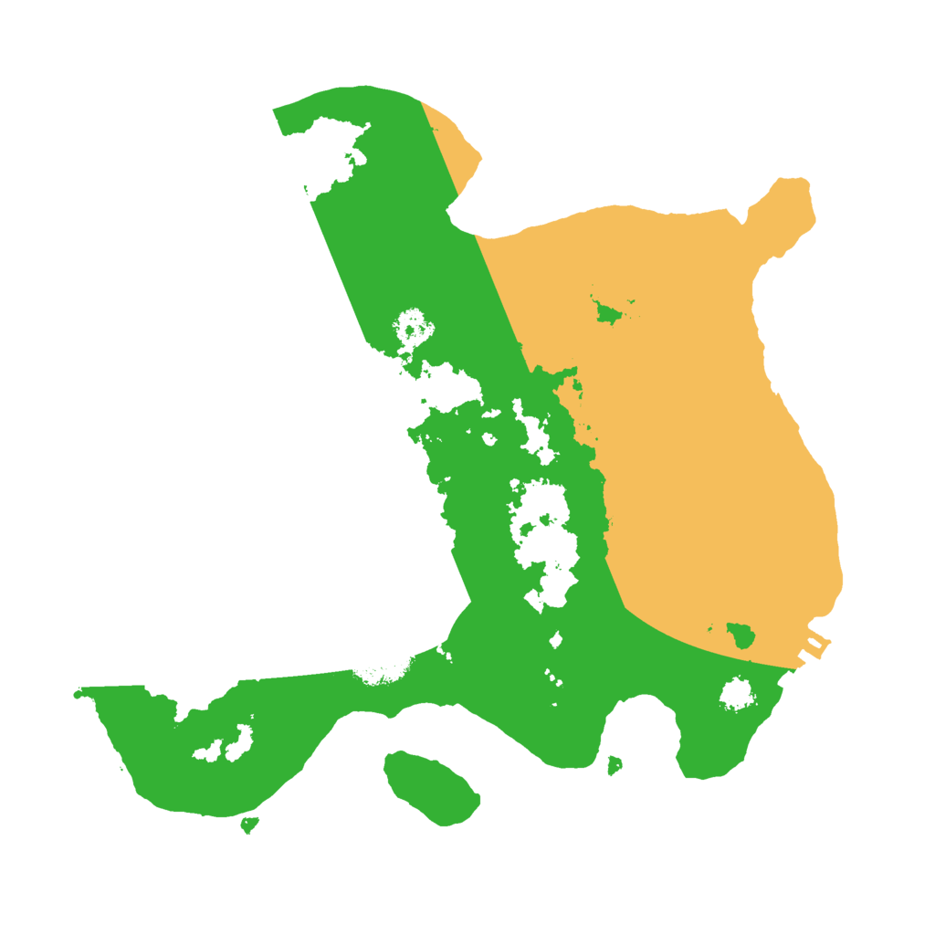 Biome Rust Map: Procedural Map, Size: 2600, Seed: 34586243