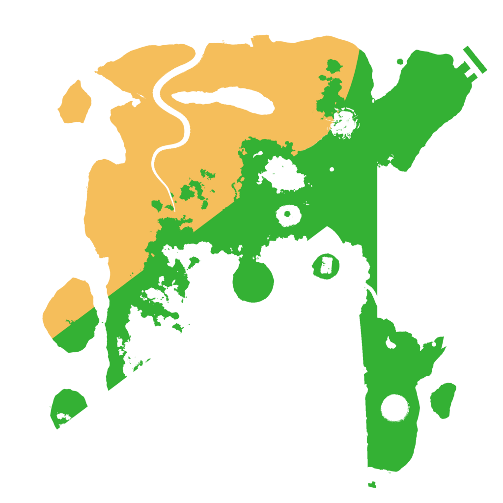 Biome Rust Map: Procedural Map, Size: 3250, Seed: 13696858