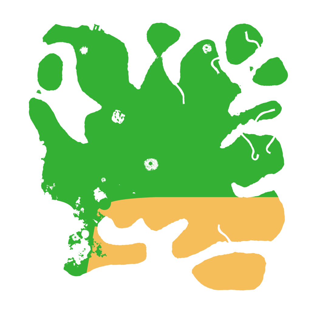 Biome Rust Map: Procedural Map, Size: 3550, Seed: 329079