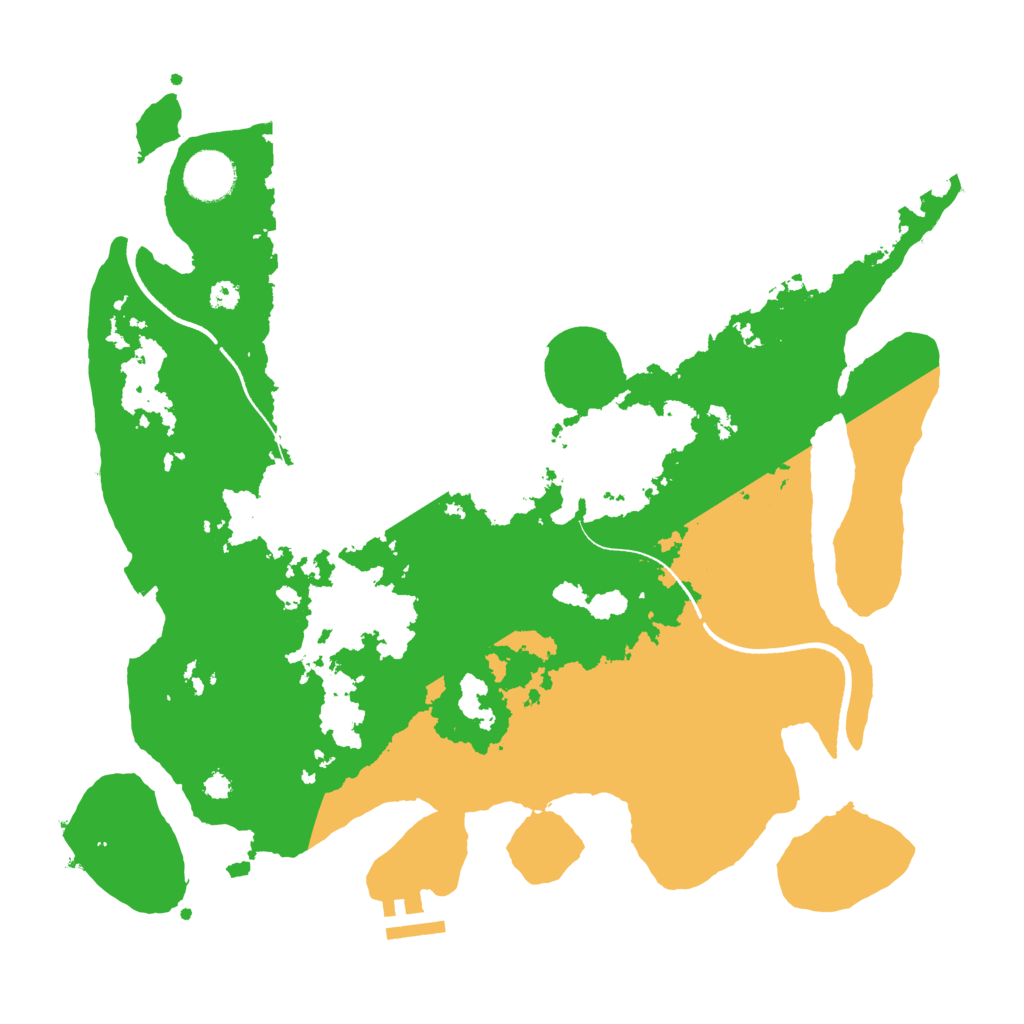 Biome Rust Map: Procedural Map, Size: 3500, Seed: 1016898292