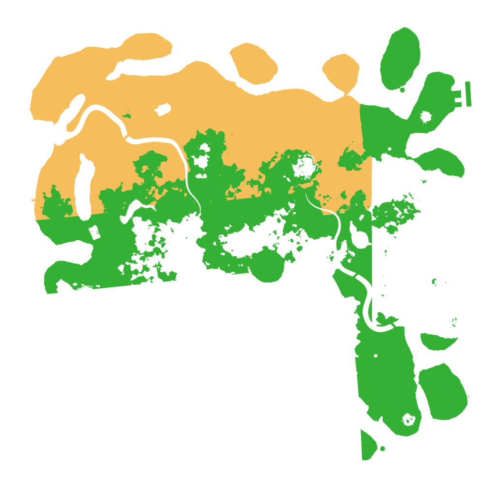 Biome Rust Map: Procedural Map, Size: 4000, Seed: 55326