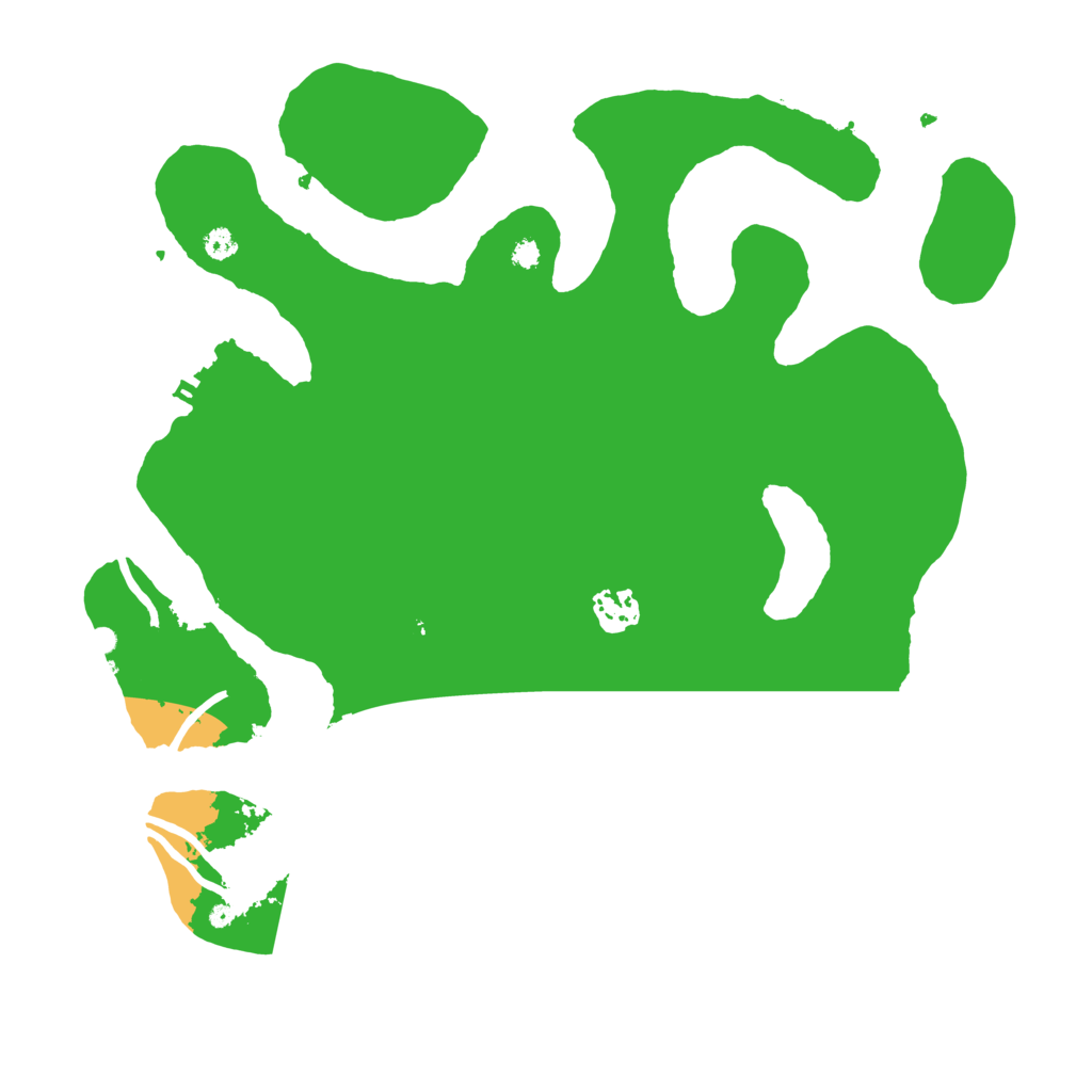 Biome Rust Map: Procedural Map, Size: 3550, Seed: 642156