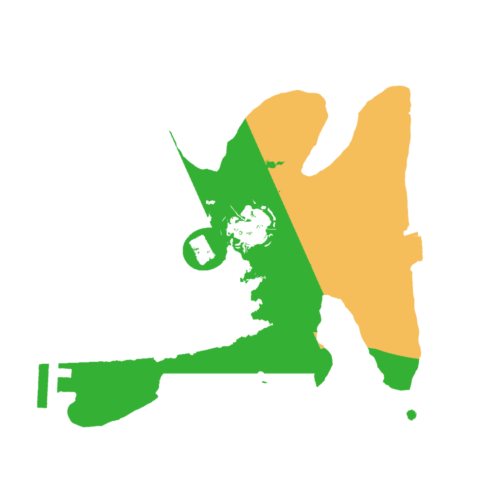 Biome Rust Map: Procedural Map, Size: 2000, Seed: 925960051