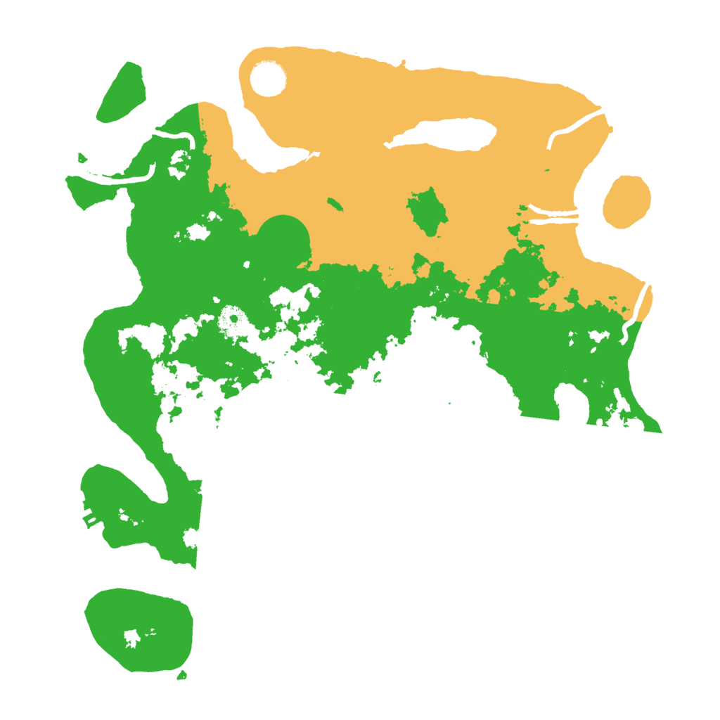 Biome Rust Map: Procedural Map, Size: 3550, Seed: 451475